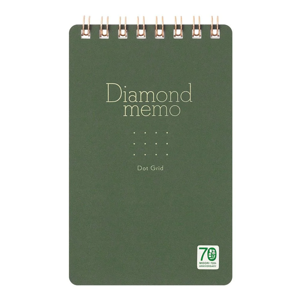 [Limited] Diamond Memo Pad MIDORI 70th Anniversary Color / MIDORI - Image 9