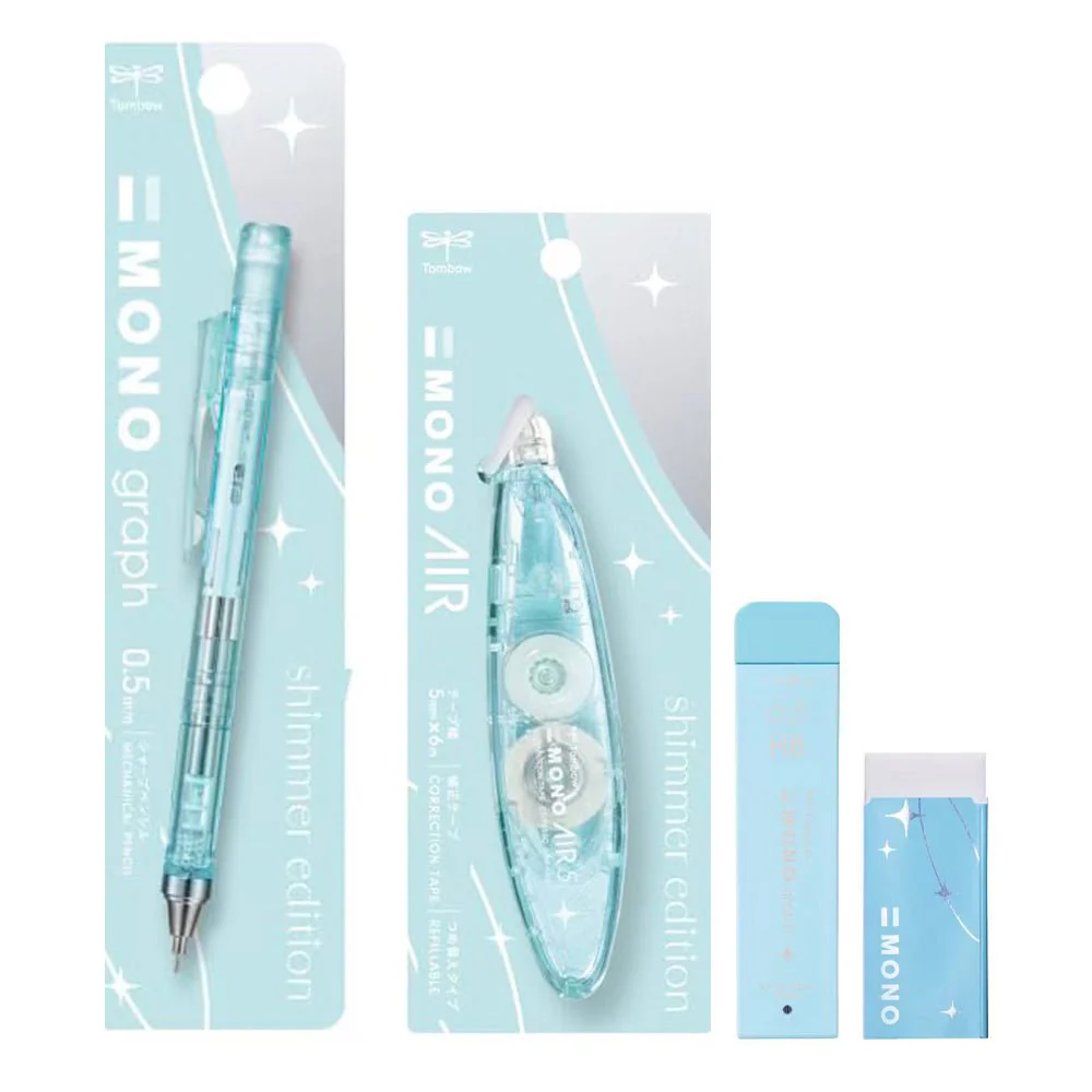 [Limited] MONO Shimmer Edition Emerald Color Set / Tombow