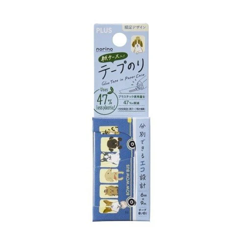 [Limited] norino Animal Bus Paper Case Correction Tape / PLUS - Image 7