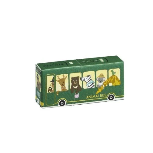 [Limited] norino Animal Bus Paper Case Correction Tape / PLUS - Image 8
