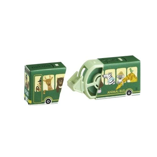 [Limited] norino Animal Bus Paper Case Correction Tape / PLUS - Image 9