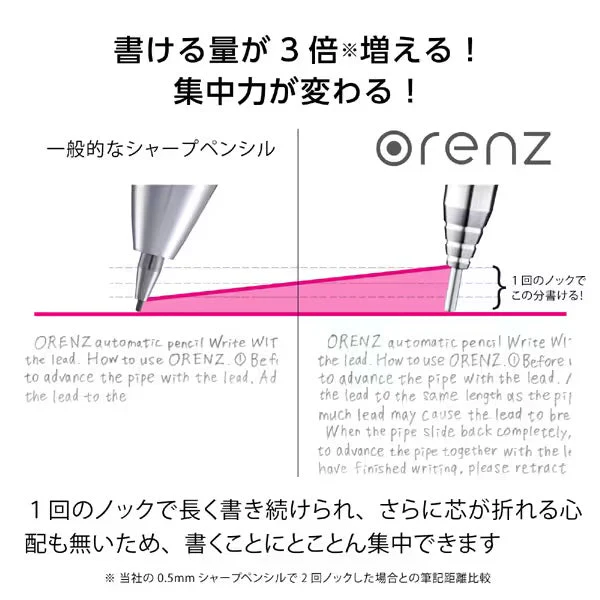 [Limited] Orenz Clear Mechanical Pencil / Pentel - Image 2