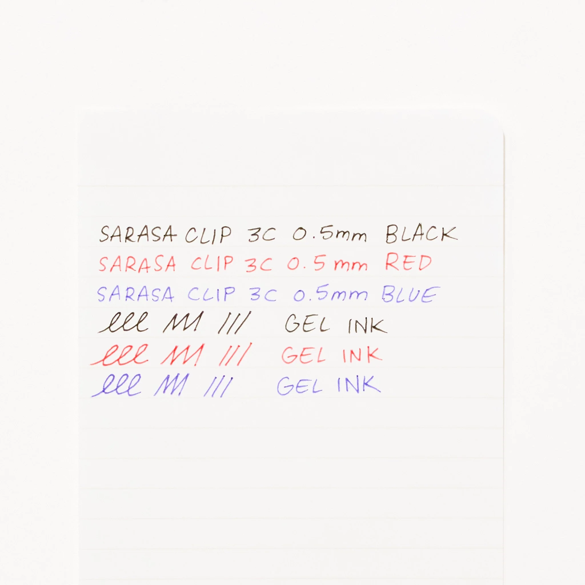 [Limited] Sarasa 3C Gel Ink Pen Monochrome Series / Zebra - Image 3