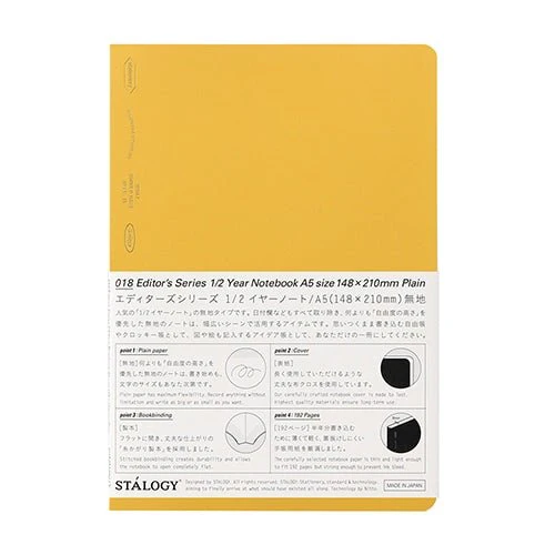 [Limited] STALOGY Editor's Series 1/2 Year Notebook / Nitto - Image 15