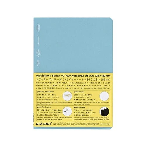 [Limited] STALOGY Editor's Series 1/2 Year Notebook / Nitto - Image 8