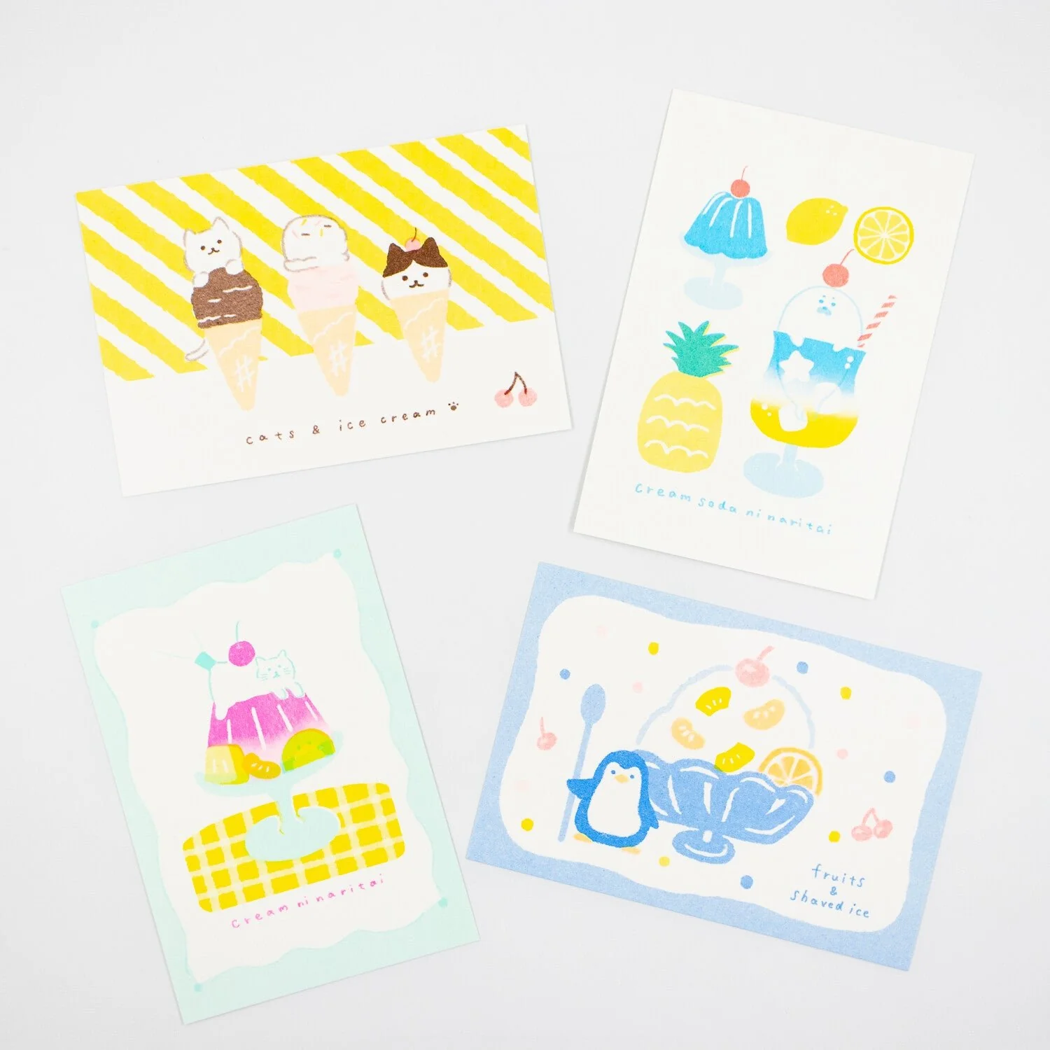 [Limited] Sweets Animal Studio Retro-Printed Postcard / Furukawa Shiko