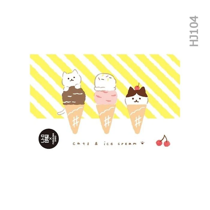 [Limited] Sweets Animal Studio Retro-Printed Postcard / Furukawa Shiko - Image 2