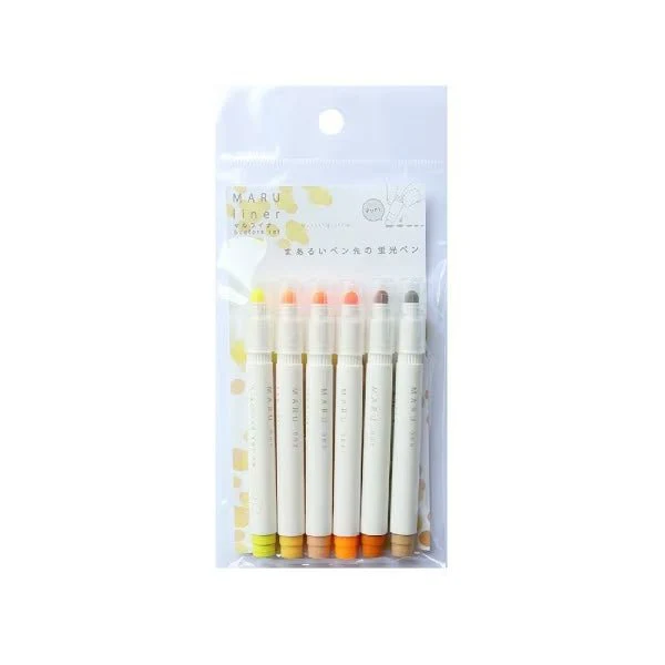 MARU liner Highlighter 6 Color Sets / Epoch Chemical - Image 4