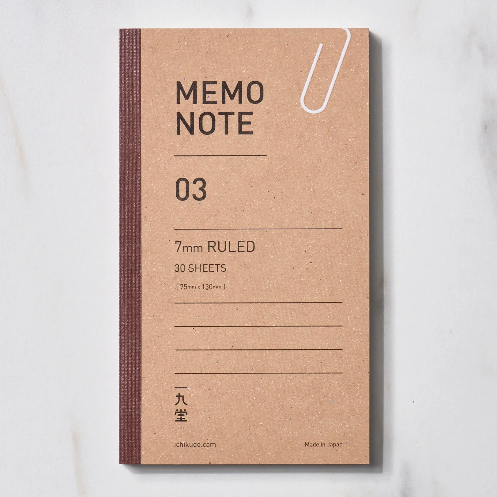 MEMO NOTE Mini Notebook / ICHIKUDO - Image 3