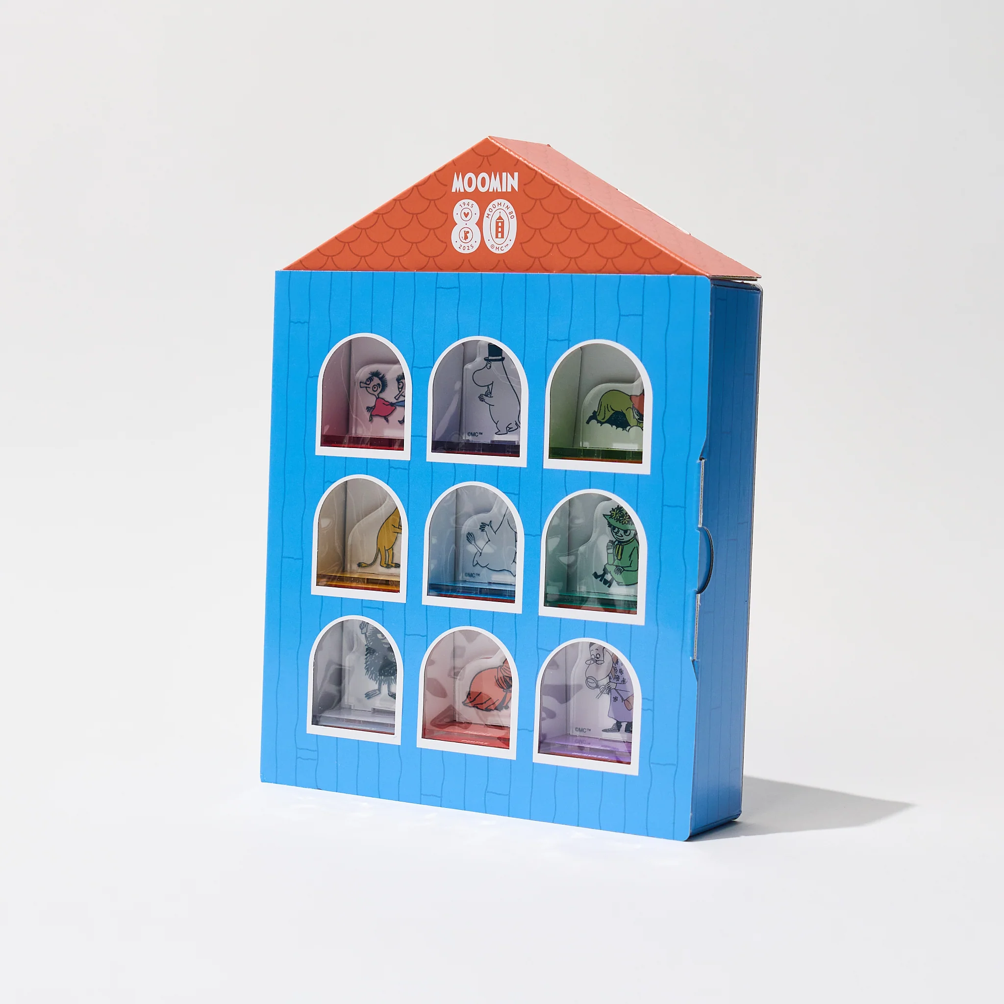 [Limited] Moomin 80th Anniversary Acrylic Stand Stamp Collection BOX / FUTABA - Image 8