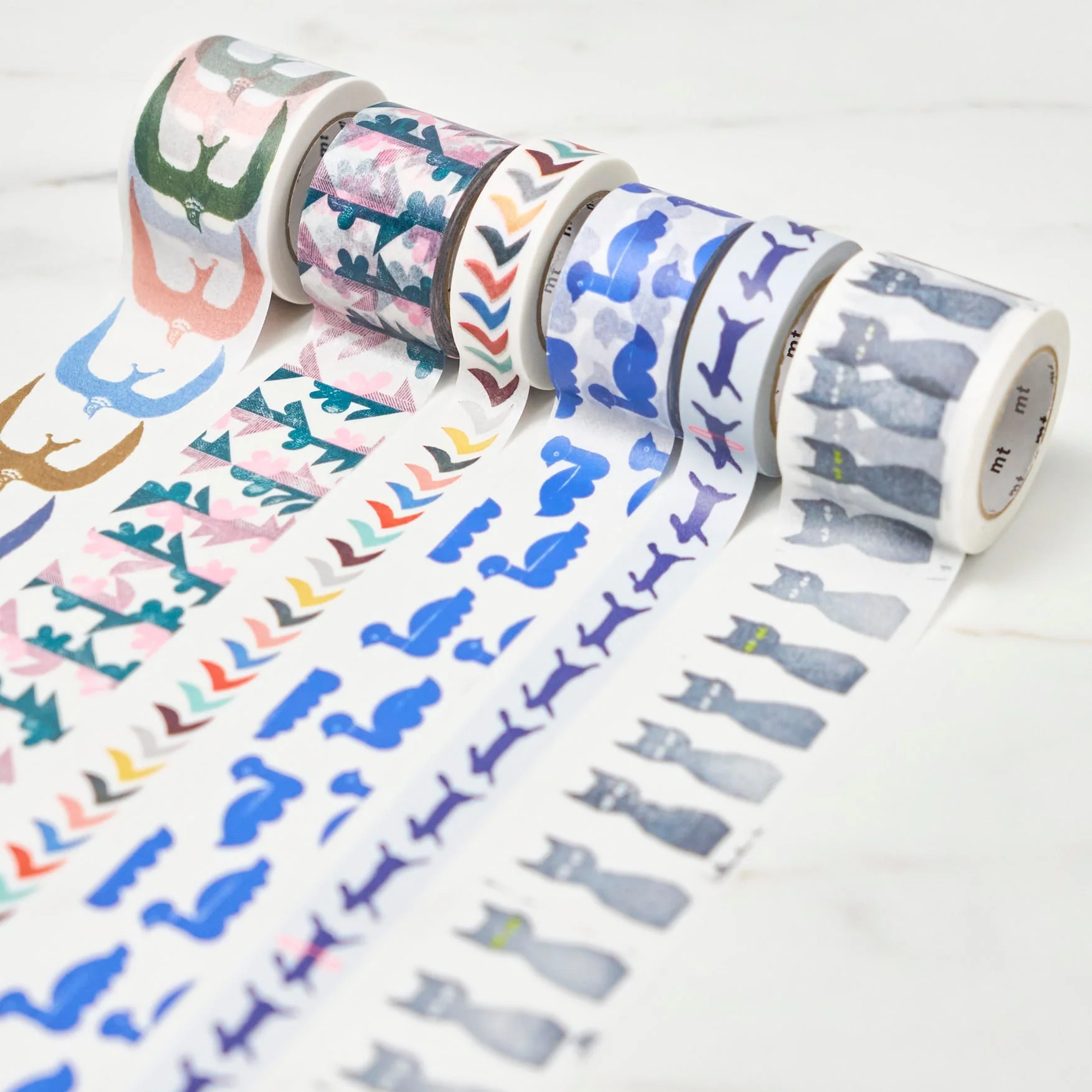 mt x Minä Perhonen Nature Silhouette Masking Tape / Kamoi Kakoshi