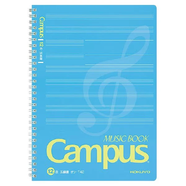 Music Notebook Twin Ring Semi B5 / KOKUYO