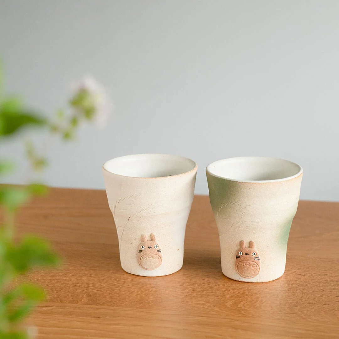 Studio Ghibli My Neighbor Totoro Shigarakiyaki Ceramic Cup Bundle / Meizan Kiln - Image 4