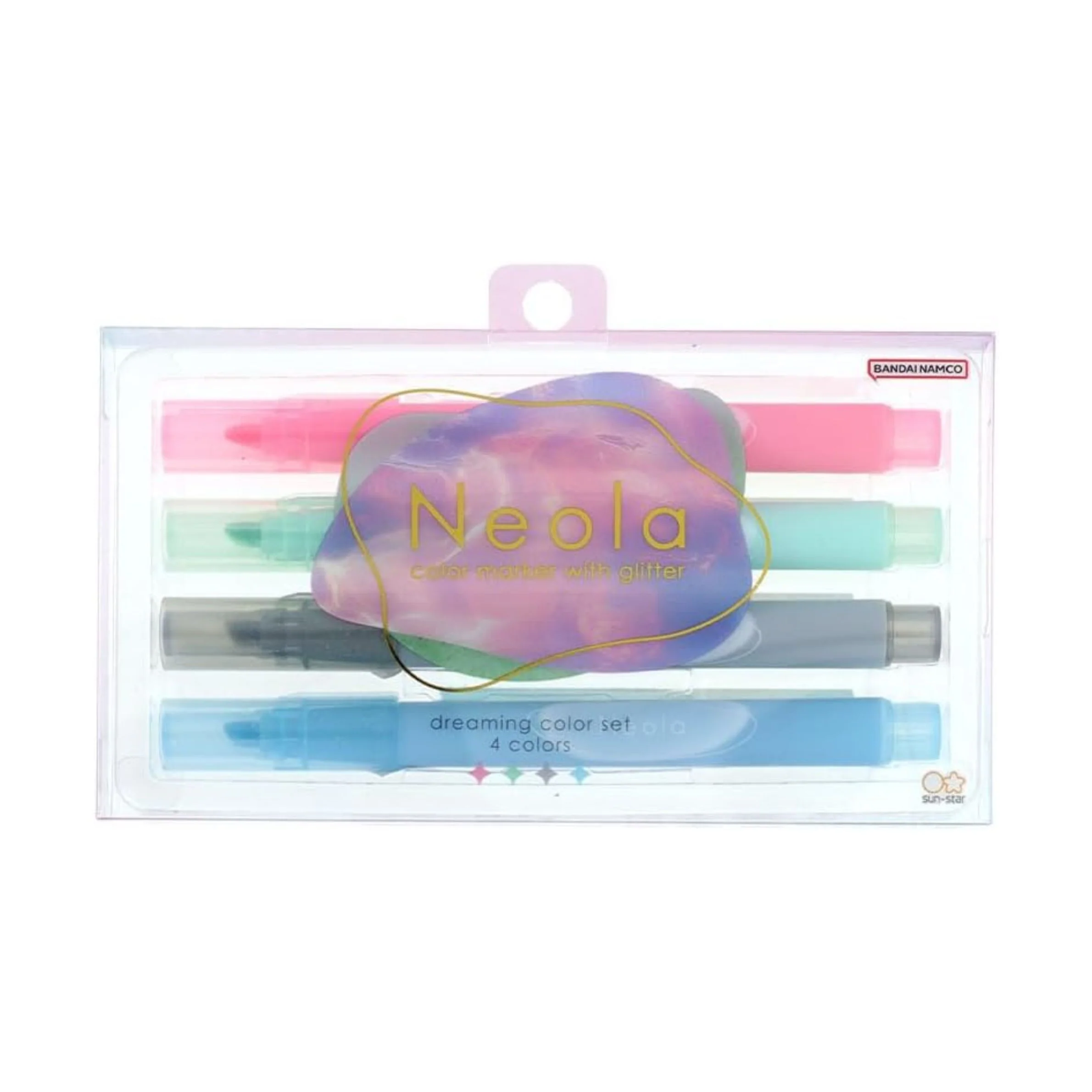 Neola Glitter Marker 4 Color Set / Sun-Star - Image 3