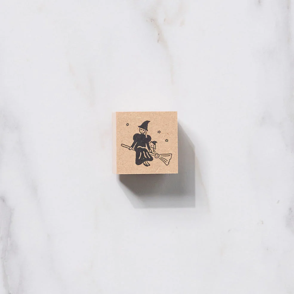 October's Marl-Chan Witch Season Illustration Stamp / Stamp Marche