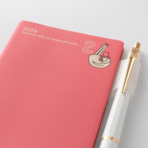"Ojisan" Pocket Diary 2026 / MIDORI - Image 3