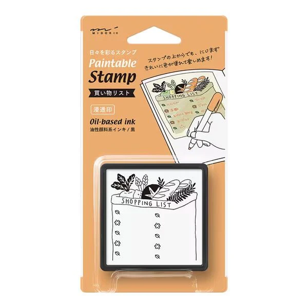 Paintable Stamp Self-Inking Rubber Stamp / MIDORI - Image 20