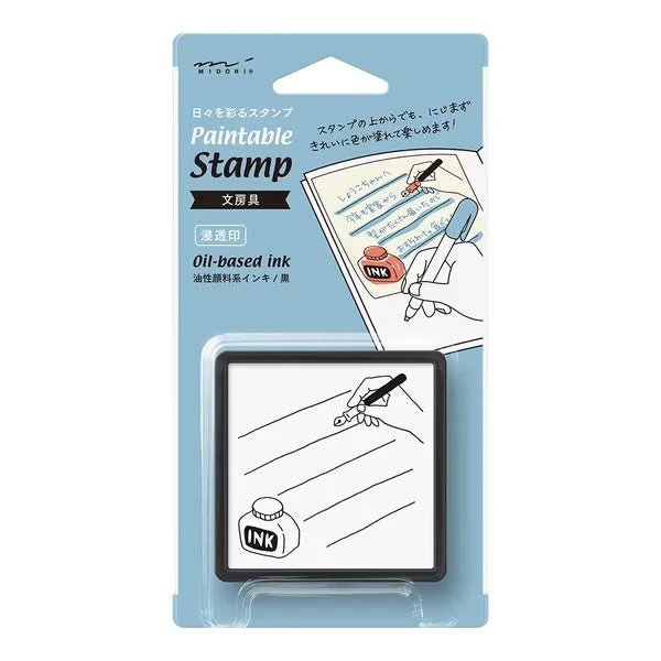 Paintable Stamp Self-Inking Rubber Stamp / MIDORI - Image 22