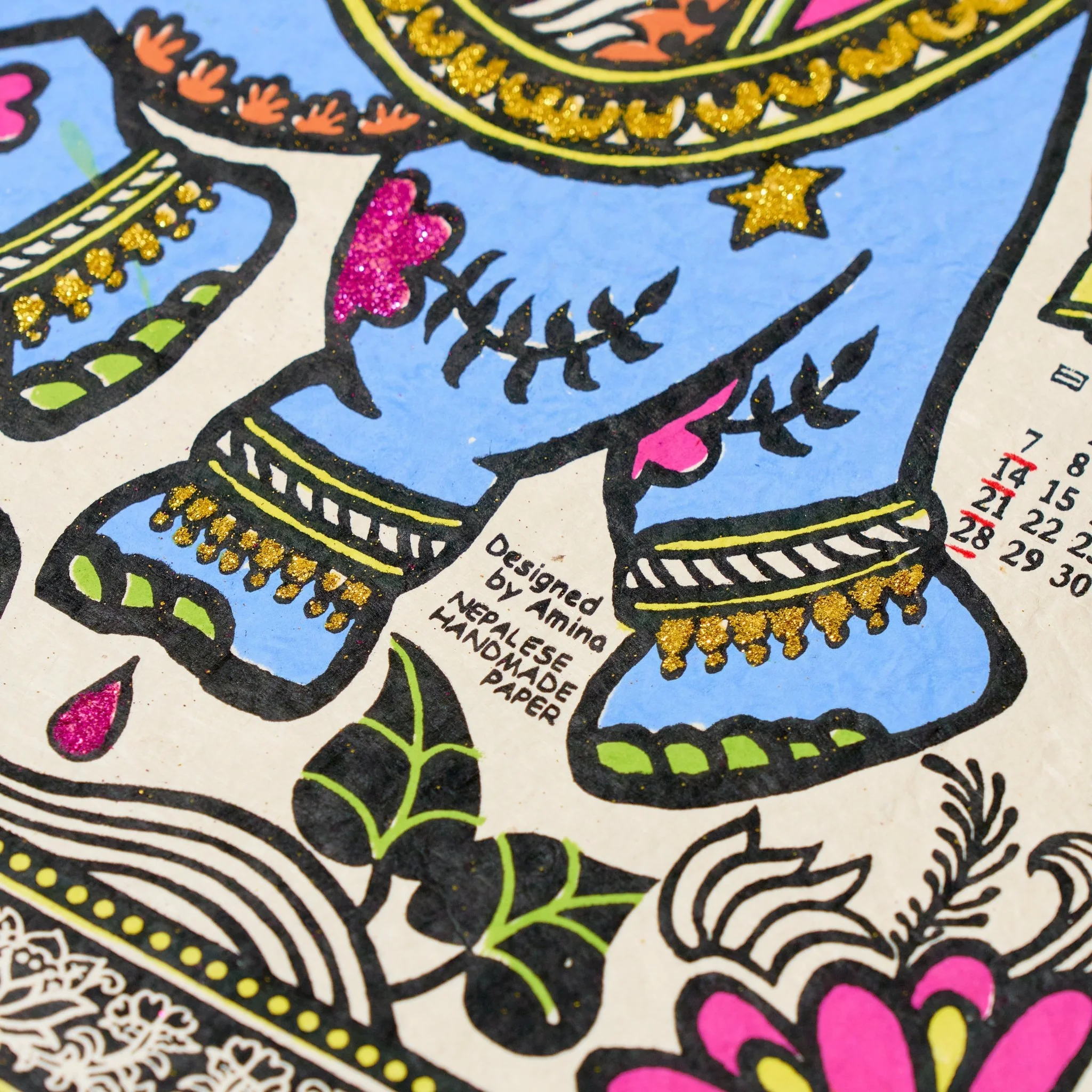 Painting Elephant Calendar 2026 Designed by Amina / Amina Collection Co., Ltd. - Image 3