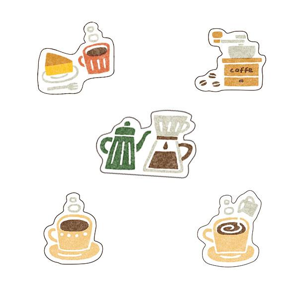 Pochitto Cafe Flake Seal Stickers / Furukawa Shiko - Image 3