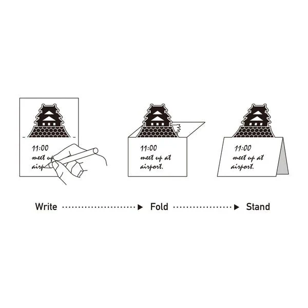 Pop-Up Japan Die-Cut Stand Memo Pad / Marumo Printing - Image 3