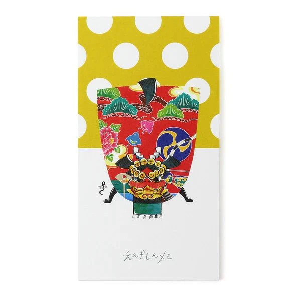 Pop-Up Lion Dance Die-Cut Stand Engimon Memo / Marumo Printing - Image 2