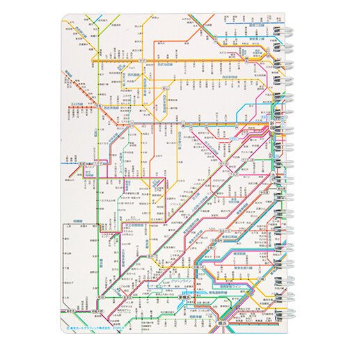 Railway Route Map Ring Notebook Metropolitan Area Japanese / Tokyo Cartographic - Image 2
