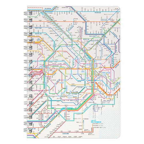 Railway Route Map Ring Notebook Tokyo Metropolitan Area / Tokyo Cartographic