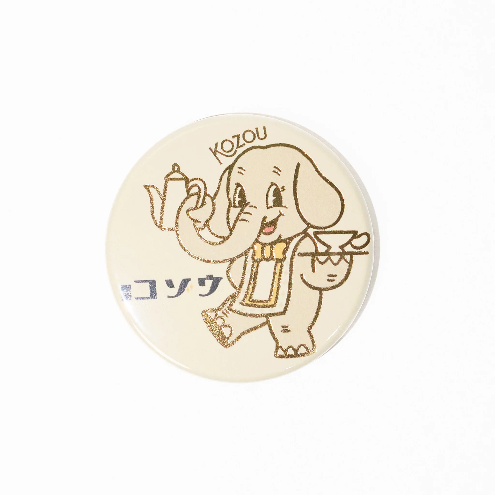 ROKKAKU x ob1toy Retro Post Foil-Stamped Badge / ROKKAKU - Image 4