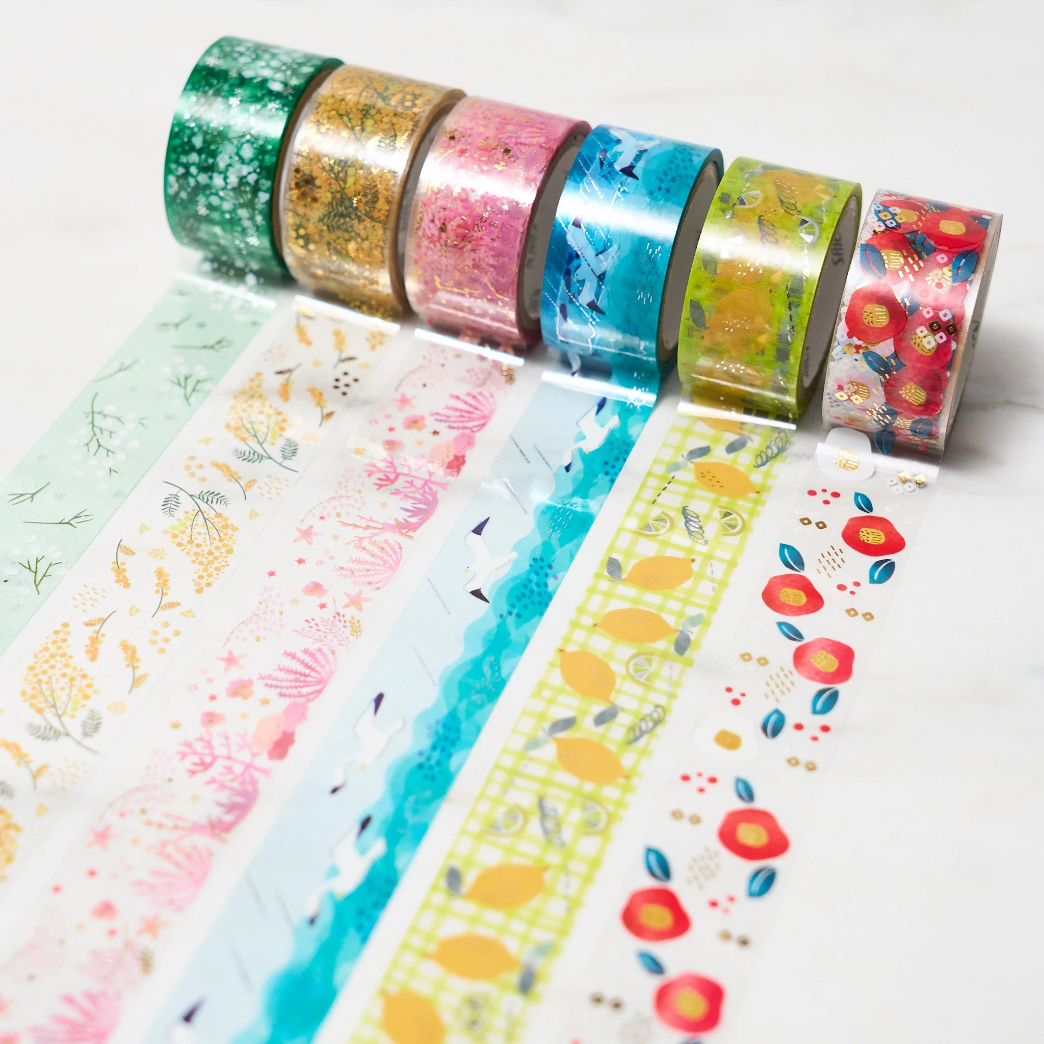 "Seasons" Series 20mm Clear Foil Masking Tape / SAIEN