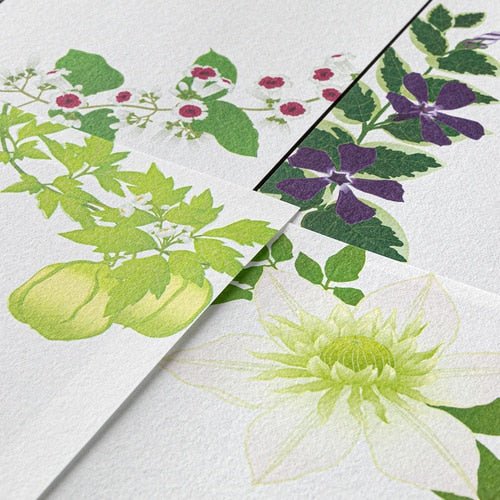 Seasons Silk-Print Envelope / MIDORI - Image 14