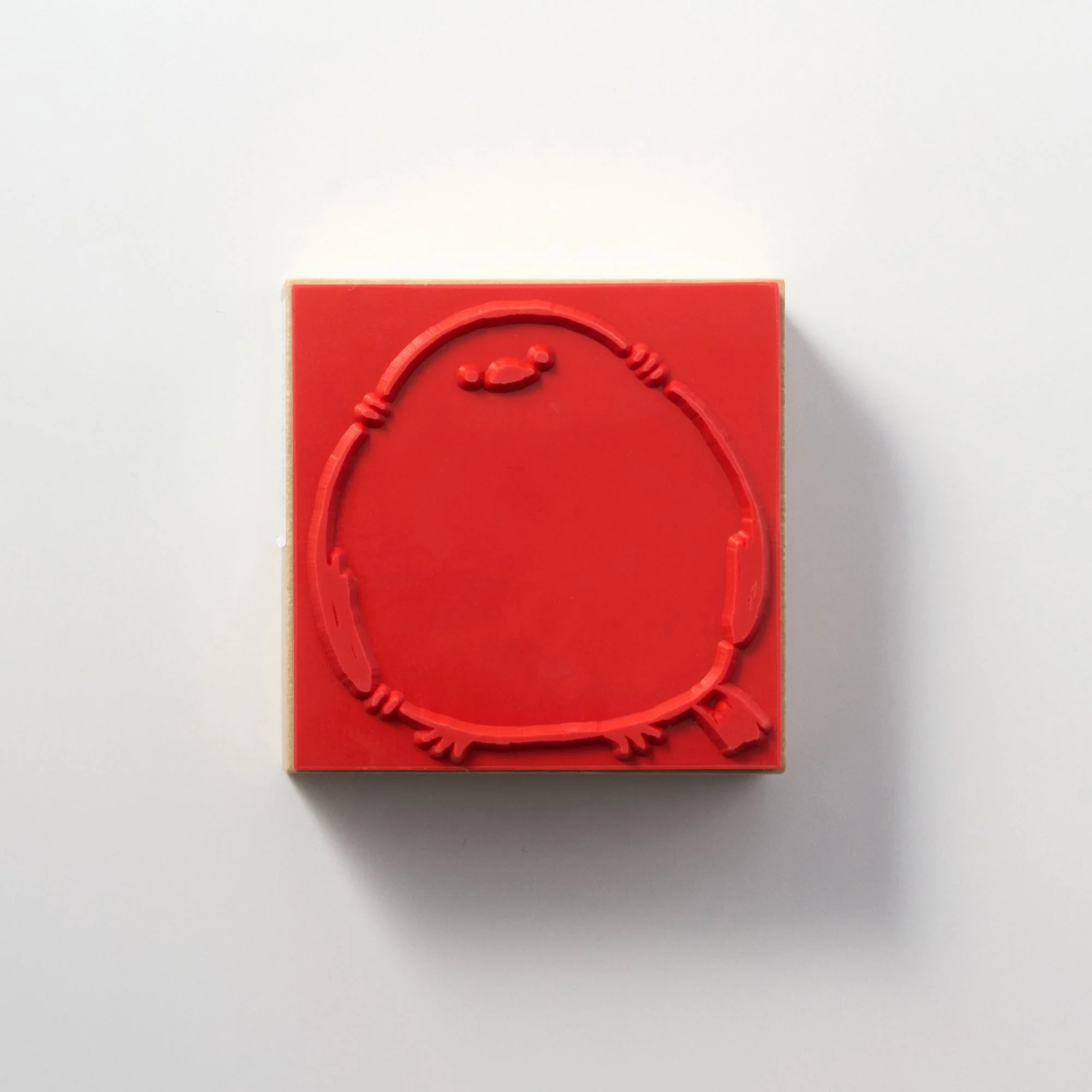 Shimaenaga Irodori Wooden Rubber Stamp Close-Up / BEVERLY - Image 2