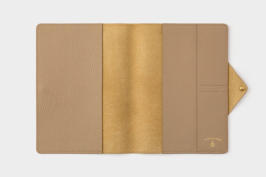 Sketch Notebook & Planner Leather Cover A5 / TOUCH & FLOW - Image 3
