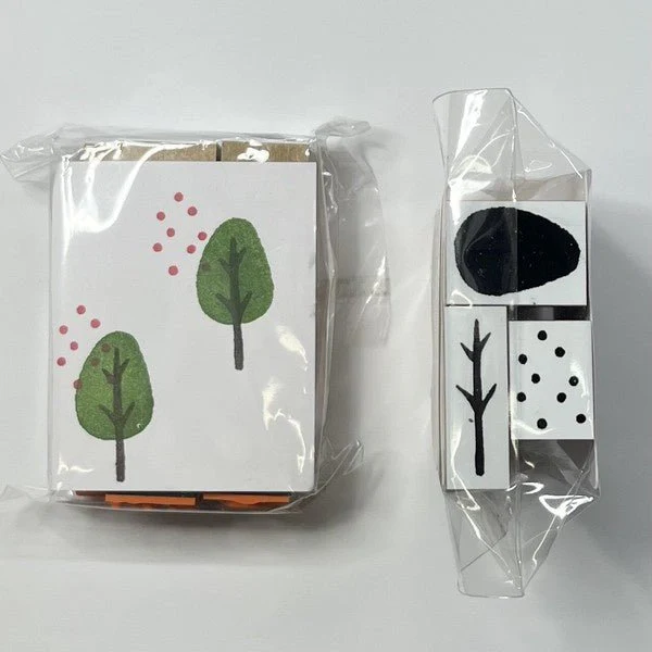 Small Forest Wood Stamp Set / Morita Inbou - Image 6