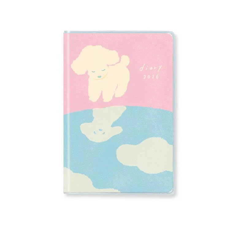 Spring A6 Schedule Book Monthly Sunday Start mula / RYU-RYU - Image 3