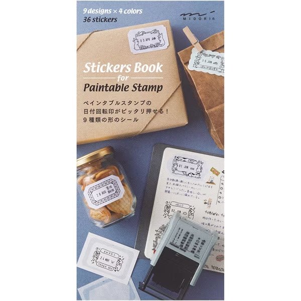 Sticker Book for Rolling Paintable Stamp / MIDORI - Image 3