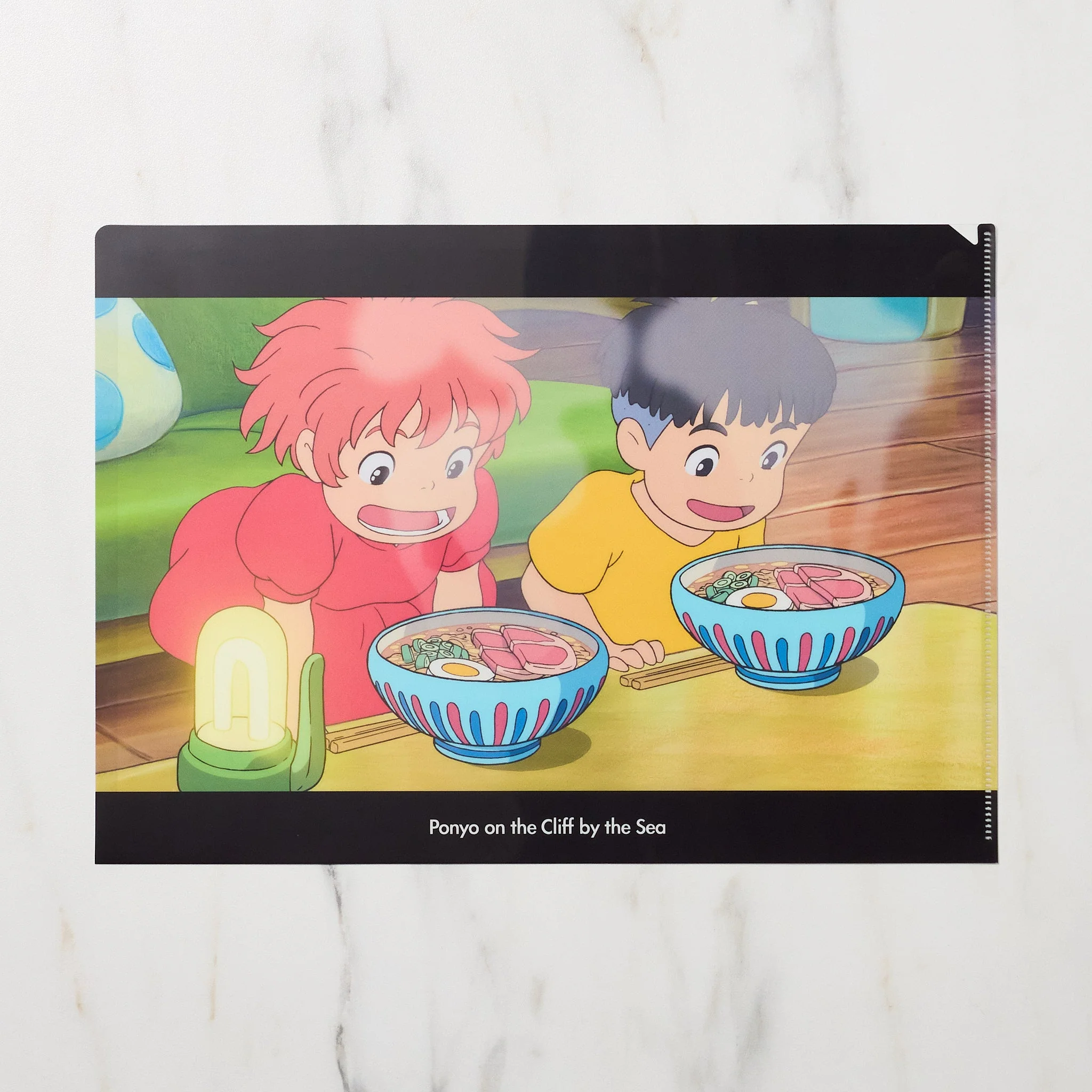 Studio Ghibli "Ponyo on the Cliff by the Sea" Scenes A4 Clear File Folder / Movic - Image 2
