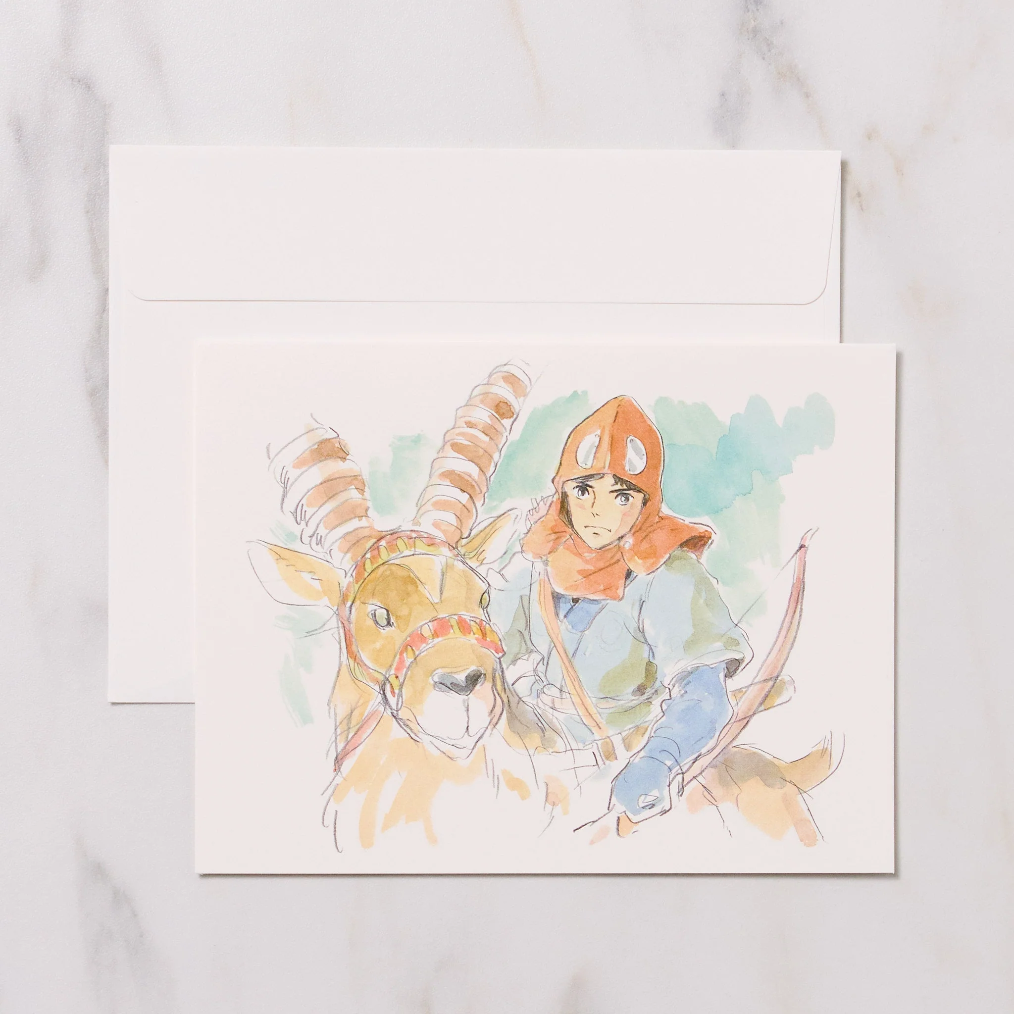 Studio Ghibli Watercolor Note Card / Movic - Image 5
