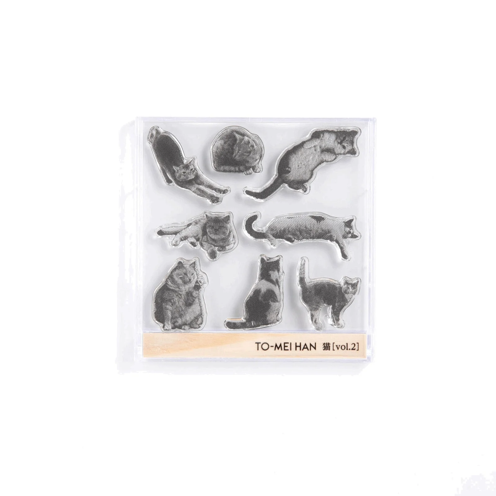 TO-MEI HAN Cat Vol. 2 Clear Stamp / tri-gram - Image 2