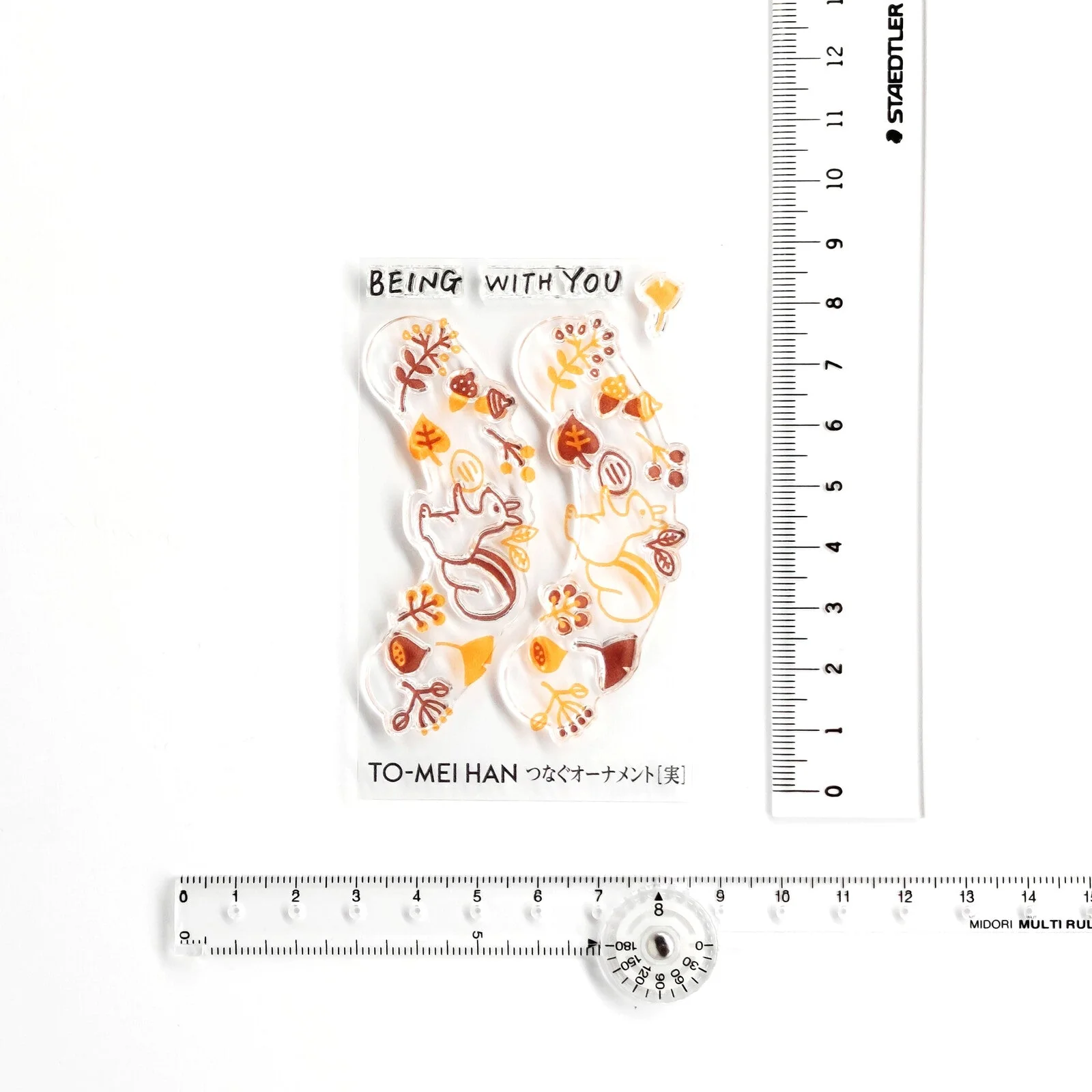 TO-MEI HAN Connecting Ornaments Clear Stamp / tri-gram - Image 7