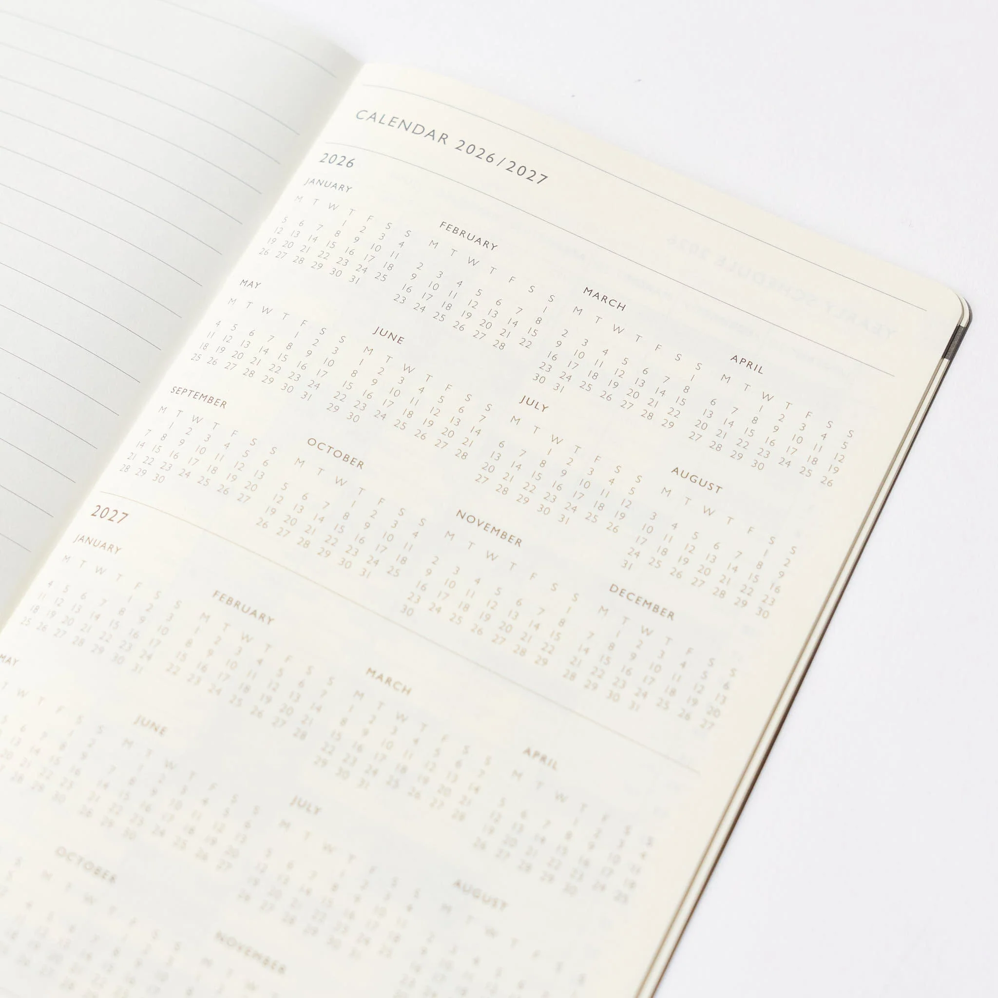 TODAY Monthly Block Planner 2026 B6 Slim / TOUCH & FLOW - Image 7