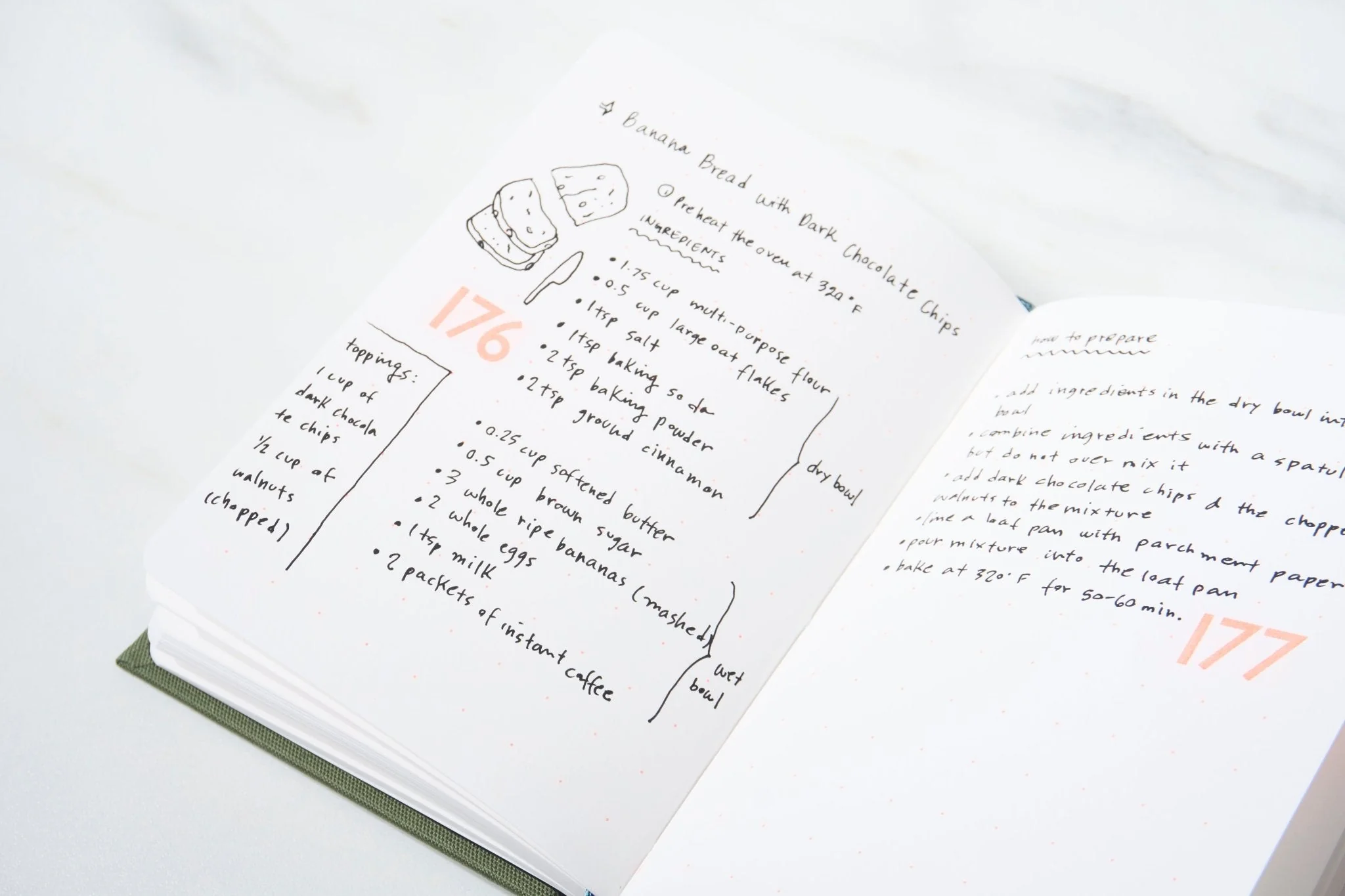 TYPEFACE NOTEBOOK A6 Size 365 Page Notebook - Futura / Letterpress Letters - Image 8