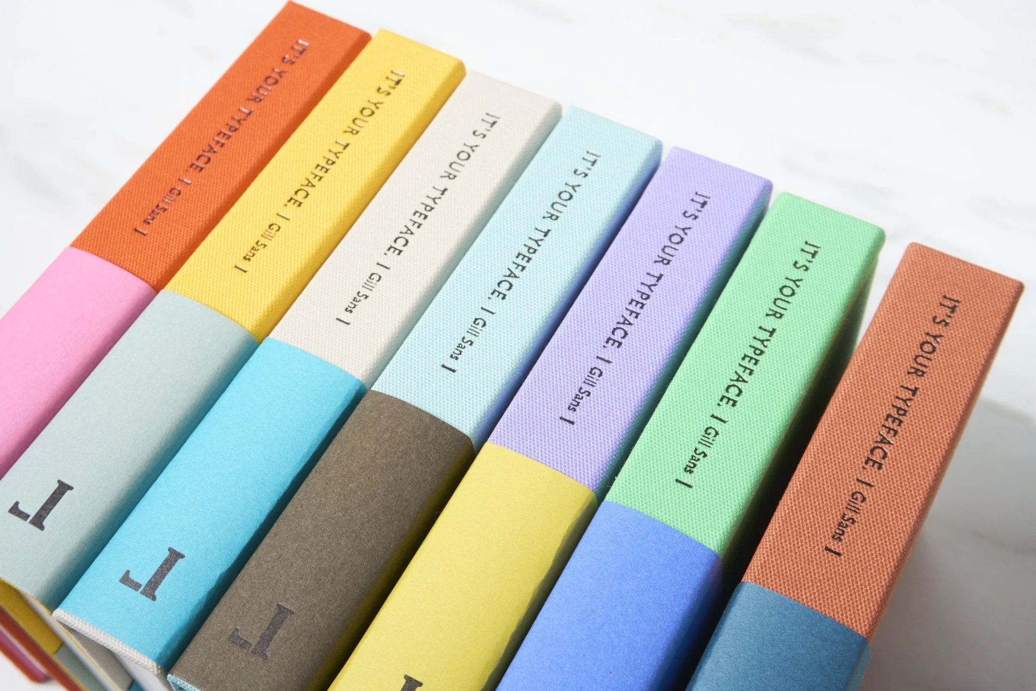TYPEFACE NOTEBOOK A6 Size 365 Page Notebook - Gill Sans / Letterpress Letters - Image 6