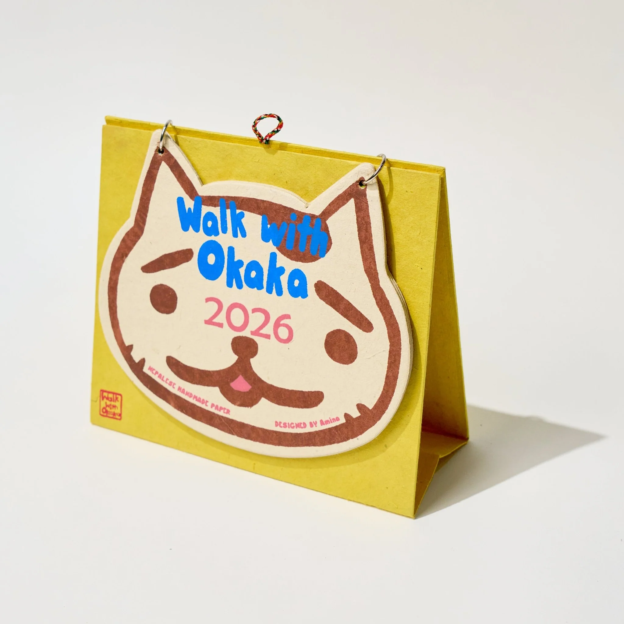 Walk with Okaka Desk Calendar 2026 Designed by Amina / Amina Collection Co., Ltd. - Image 2