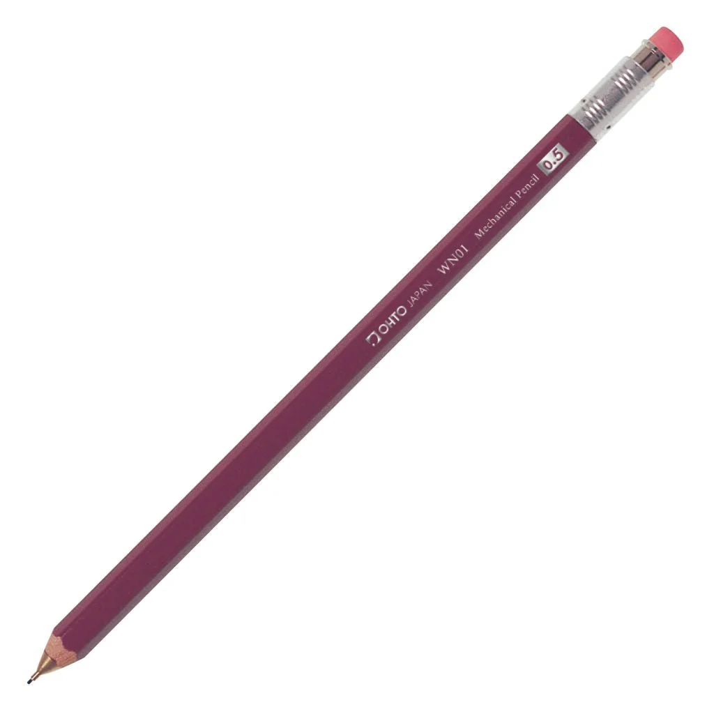 Wooden Pencil-Shaped Mechanical Pencil / OHTO - Image 11