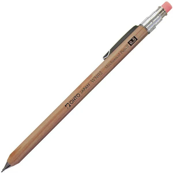 Wooden Pencil-Shaped Mechanical Pencil / OHTO - Image 19