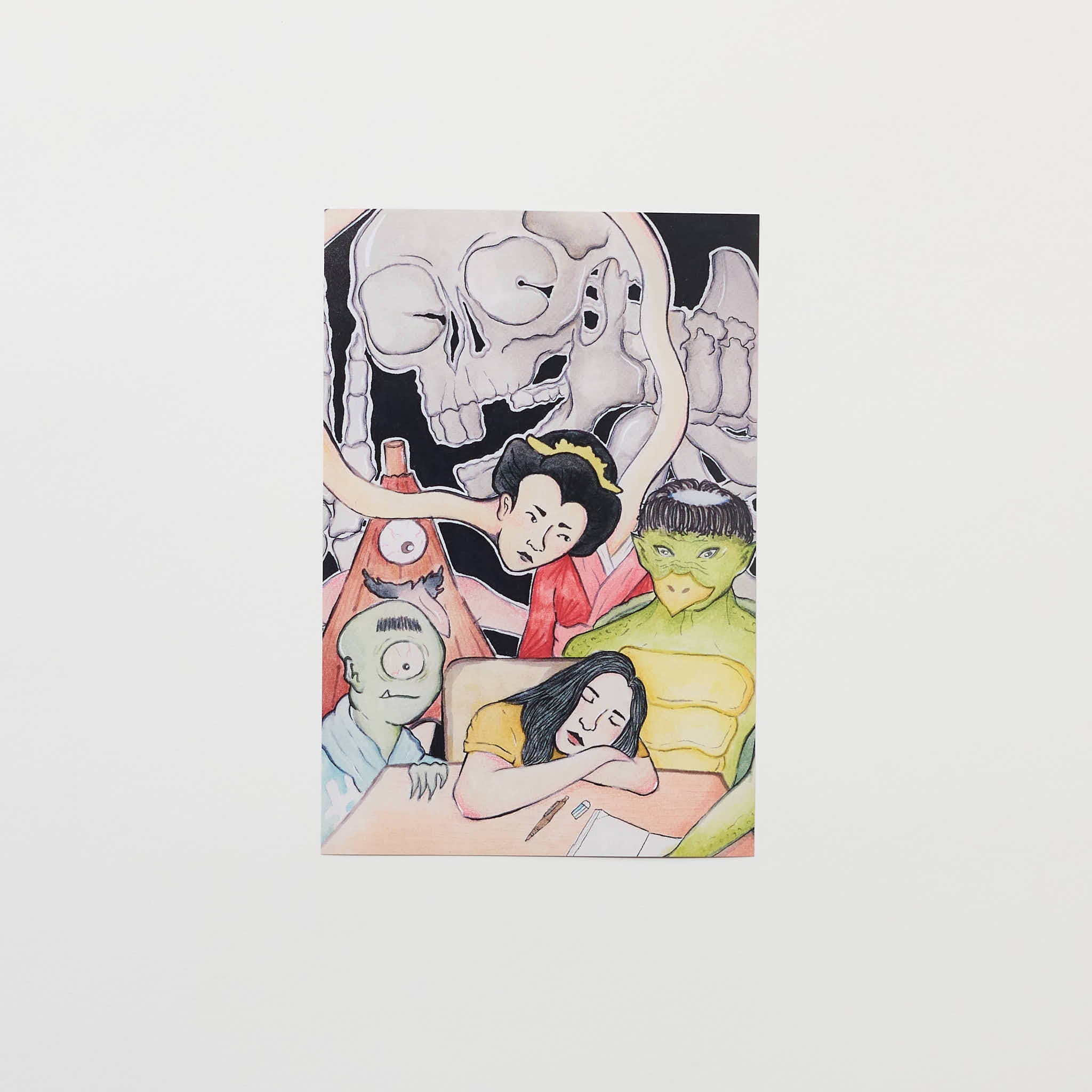 "Yokai Halloween 2" Postcard by Jessie / Bungu - Image 5