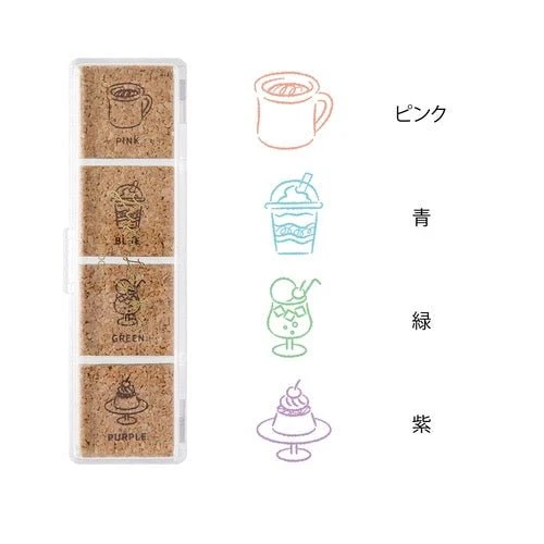 Yuru Log Pre-Inked Cork Stamp / MIDORI - Image 12