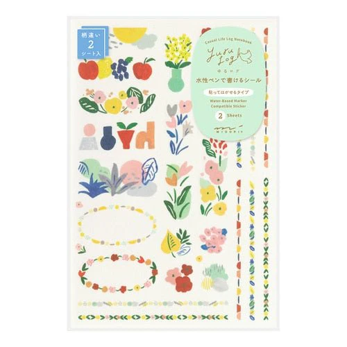 Yuru Log Stickers / MIDORI - Image 26