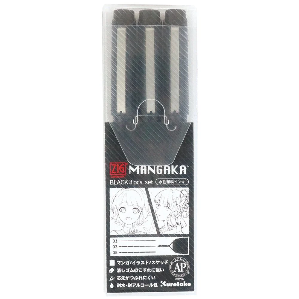 ZIG Cartoonist Mangaka Pen Sets / Kuretake - Image 3